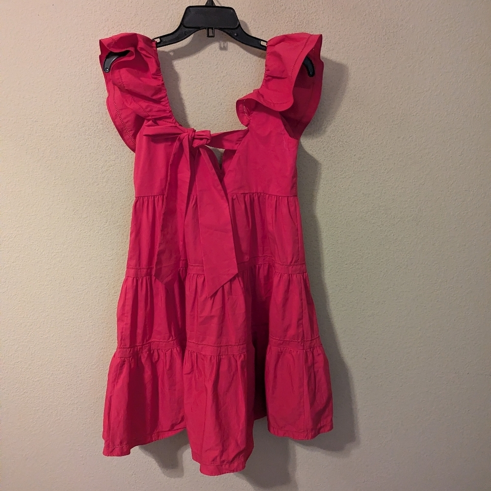 Saylor Pink Ruffle Dress - Picture 4 of 7
